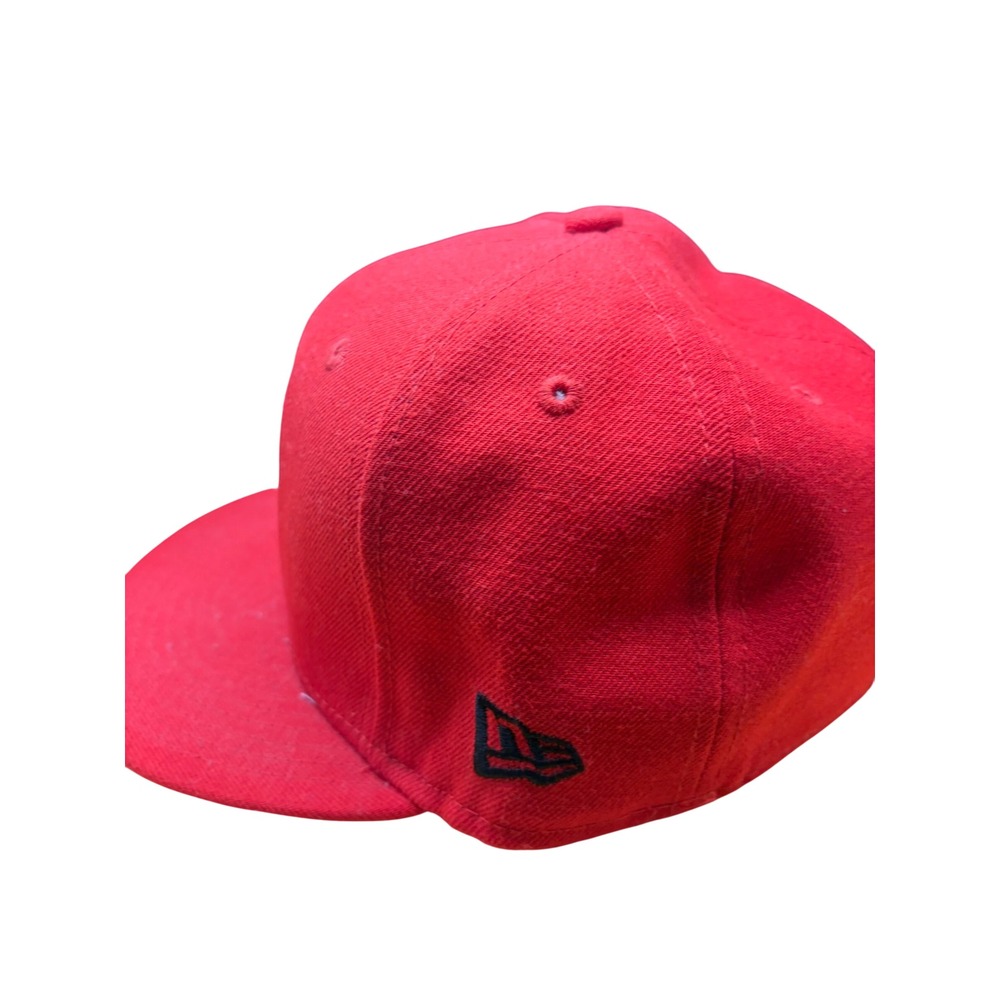 New Era 59FIFTY Houston Rockets 2 NBA Championships Fitted Hat Red 7 1/2 - Picture 3 of 11